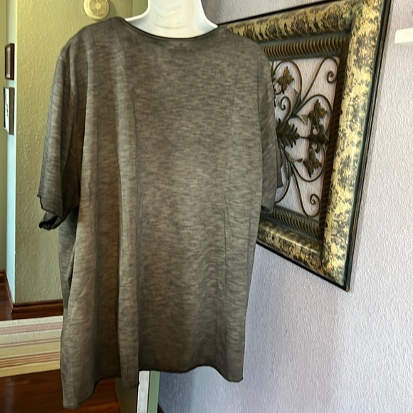 NWOT Ulla Popken Graphics Top/sequin/lace love& cat print/ short sleeve Sz 24/26 - Picture 6 of 12